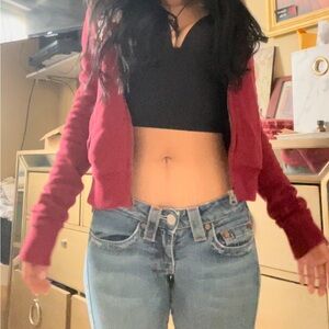 super lowrise flare true religion jeans